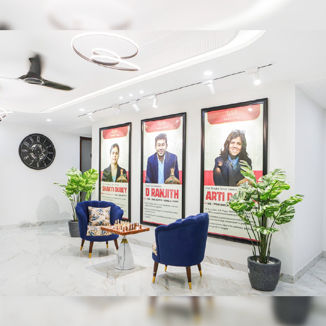 Common Lobby 1 — Aspiro Living, premium girls PG in Karol Bagh