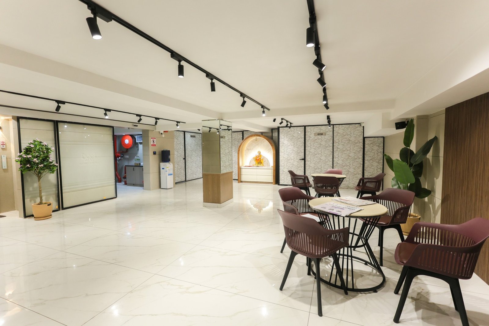 Waiting Area — Aspiro Living, premium girls PG in Karol Bagh