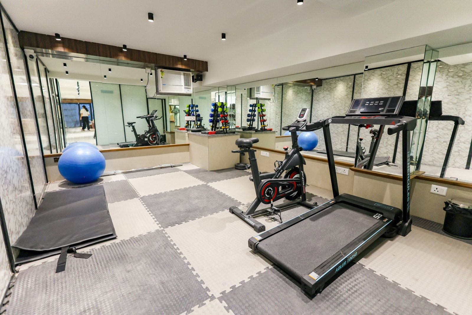 GYM — Aspiro Living, premium girls PG in Karol Bagh